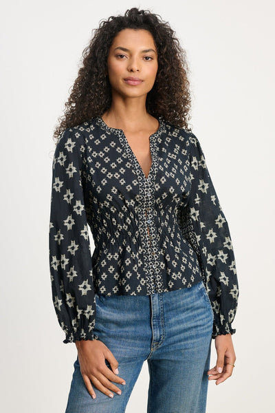 Velvet Charlotte Blouse / Midnight - nineNORTH | Men's & Women's Clothing Boutique