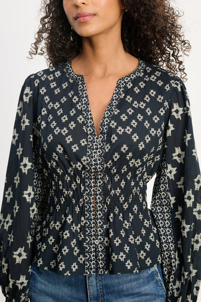 Velvet Charlotte Blouse / Midnight - nineNORTH | Men's & Women's Clothing Boutique