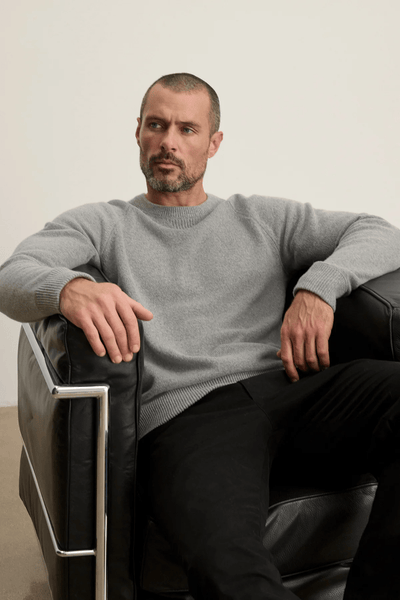 Velvet Cortez Wool Crewneck Sweater / Heather Grey - nineNORTH | Men's & Women's Clothing Boutique