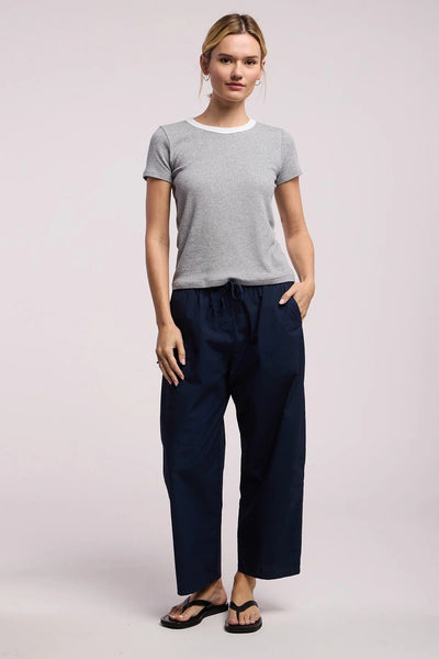 Velvet Miley Tee - Heather Grey & White - nineNORTH | Men's & Women's Clothing Boutique