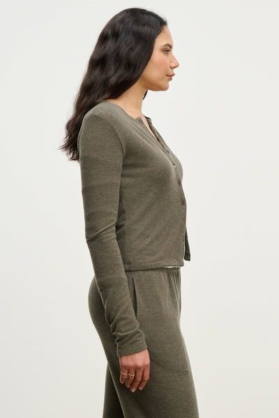 Velvet Raya Button Front Top / Caper - nineNORTH | Men's & Women's Clothing Boutique