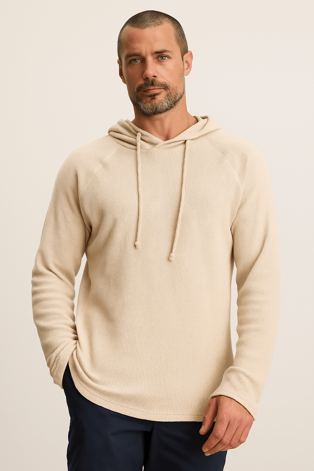 Velvet Romeo Hoodie / Ecru - nineNORTH | Men's & Women's Clothing Boutique