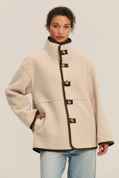 Velvet Shona Sherpa Reversible Jacket / Espresso - nineNORTH | Men's & Women's Clothing Boutique