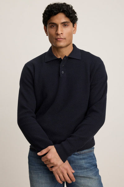 Velvet Thalen Knit Polo / Navy - nineNORTH | Men's & Women's Clothing Boutique