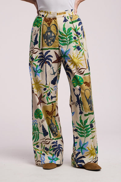 Velvet Trixie Pull On Pant - Multi - nineNORTH | Men's & Women's Clothing Boutique
