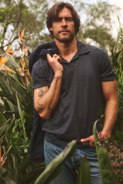 Velvet Van Polo / Navy - nineNORTH | Men's & Women's Clothing Boutique