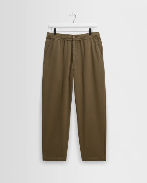 Wax London Kurt Trouser - Dark Khaki - nineNORTH