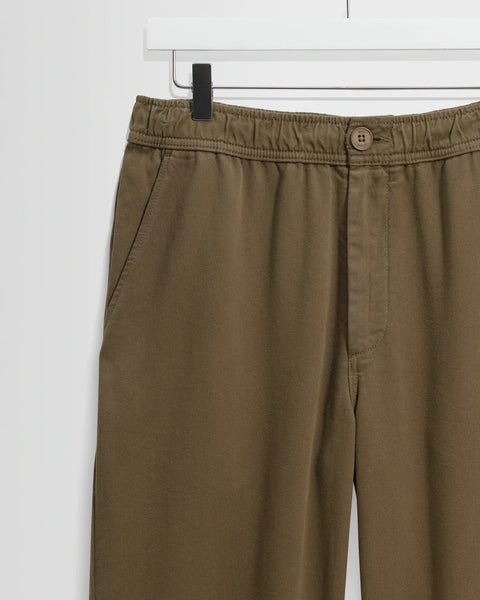 Wax London Kurt Trouser - Dark Khaki - nineNORTH