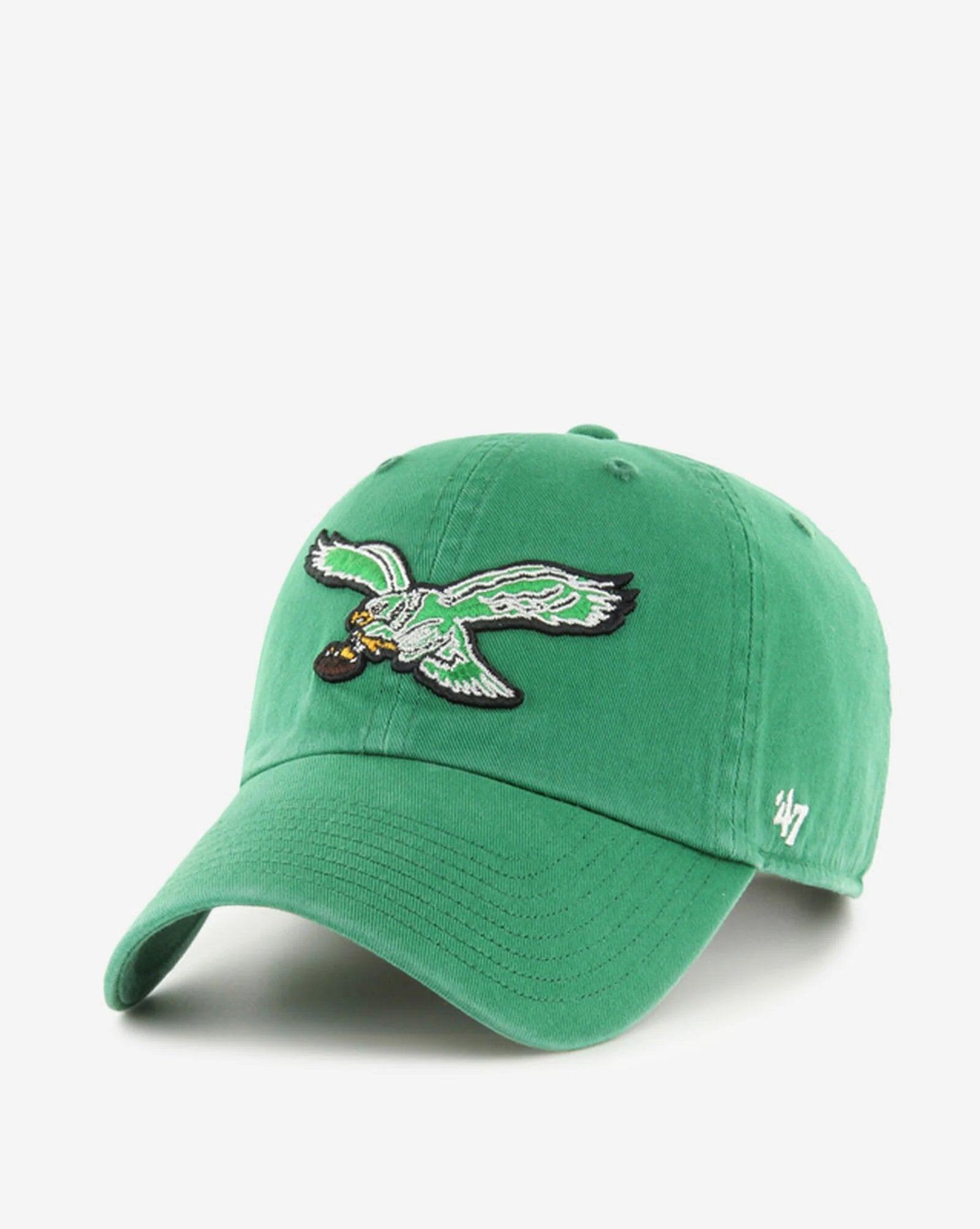 47Brand Philadelphia Eagles '47 Kelly Green Historic Clean Up Hat - nineNORTH | Men's & Women's Clothing Boutique
