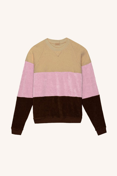 DONNI. Terry Tri-Color Crew Sweatshirt-nineNORTH | Men's & Women's Clothing Boutique