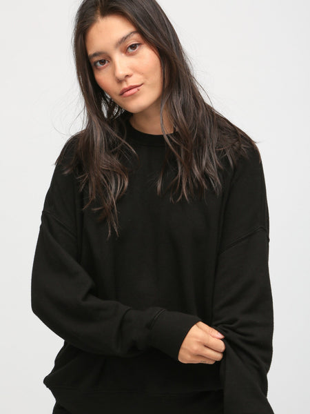 Electric & Rose Atlas Luxe Fleece Sweatshirt / Onyx - nineNORTH | Men's & Women's Clothing Boutique