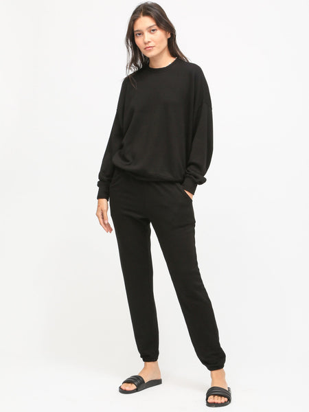 Electric & Rose Atlas Luxe Fleece Sweatshirt / Onyx-nineNORTH | Men's & Women's Clothing Boutique