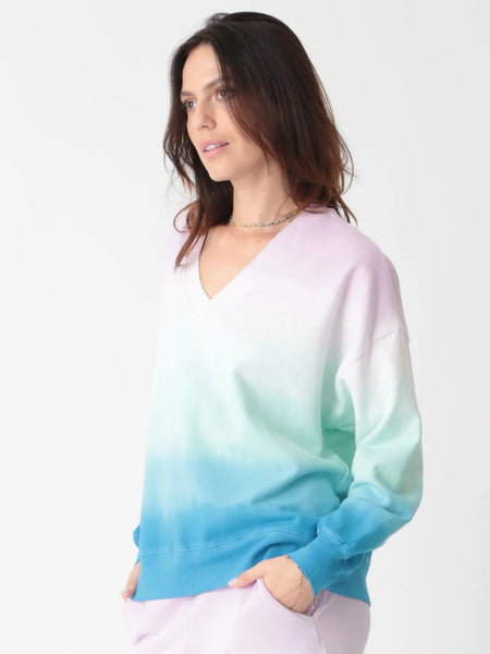 Electric & Rose Ava Sweatshirt / Ombre Lavender & Blue - nineNORTH | Men's & Women's Clothing Boutique