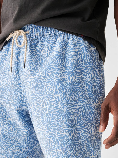 Faherty Beacon Trunk / Blue Waters Frond Print - nineNORTH | Men's & Women's Clothing Boutique