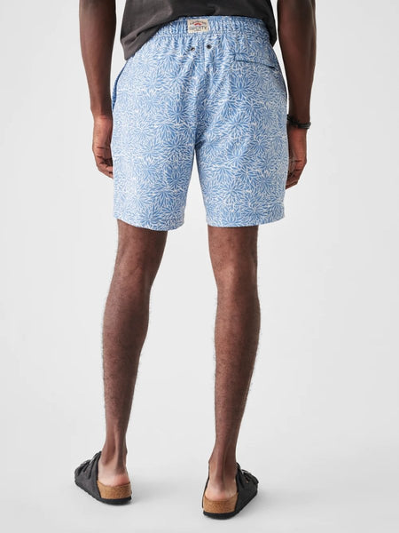 Faherty Beacon Trunk / Blue Waters Frond Print - nineNORTH | Men's & Women's Clothing Boutique