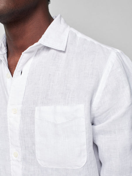 Faherty Linen Laguna Shirt / White-nineNORTH | Men's & Women's Clothing Boutique