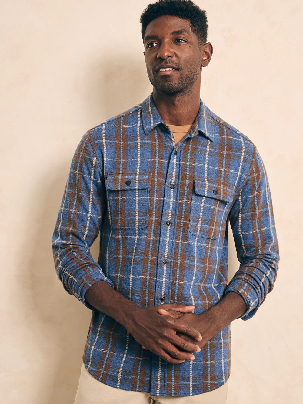 Faherty Legend Sweater Shirt / Alpine Lake Plaid-nineNORTH | Men's & Women's Clothing Boutique