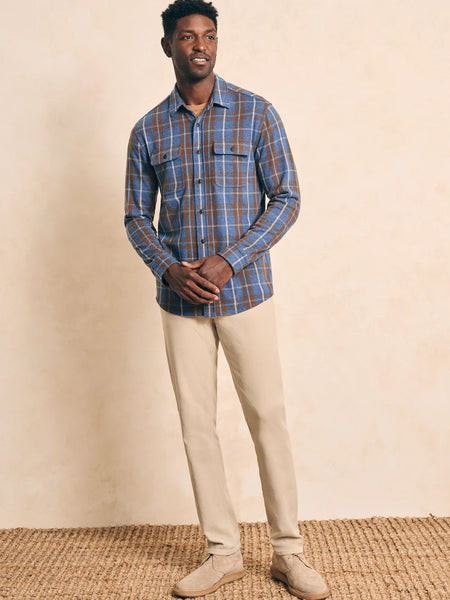 Faherty Legend Sweater Shirt / Alpine Lake Plaid-nineNORTH | Men's & Women's Clothing Boutique