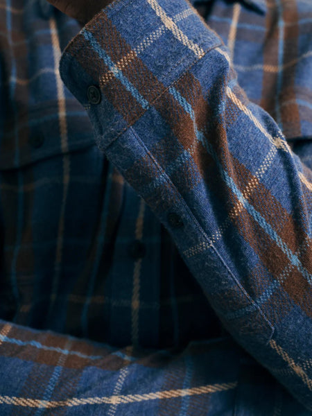 Faherty Legend Sweater Shirt / Alpine Lake Plaid-nineNORTH | Men's & Women's Clothing Boutique