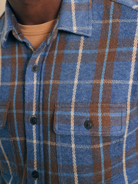 Faherty Legend Sweater Shirt / Alpine Lake Plaid-nineNORTH | Men's & Women's Clothing Boutique