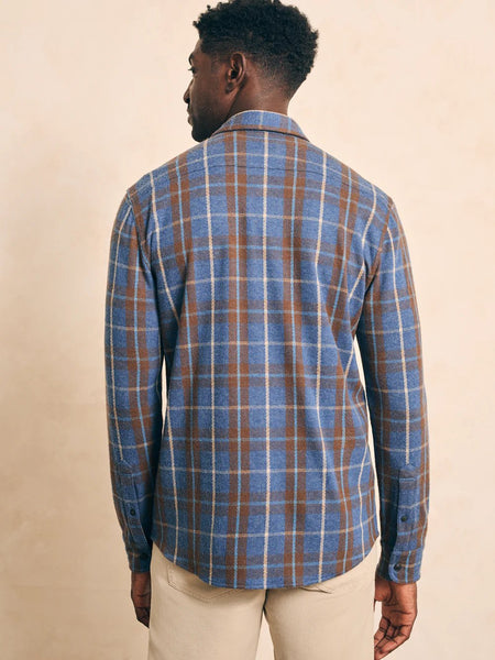 Faherty Legend Sweater Shirt / Alpine Lake Plaid-nineNORTH | Men's & Women's Clothing Boutique