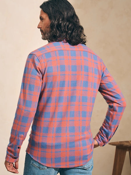 Faherty Legend Sweater Shirt / Rose Blue Check-nineNORTH | Men's & Women's Clothing Boutique