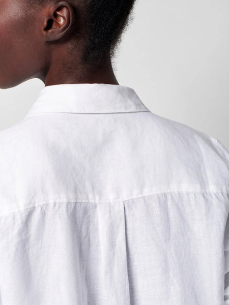 Faherty Summer Sands Linen Relaxed Shirt / White - nineNORTH | Men's & Women's Clothing Boutique