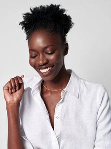 Faherty Summer Sands Linen Relaxed Shirt / White-nineNORTH | Men's & Women's Clothing Boutique