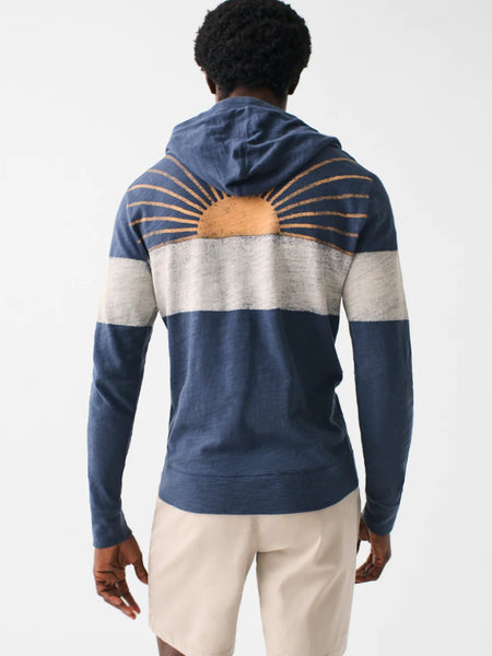 Faherty Sunwashed Sunray Slub Hoodie / Beach Sunset-nineNORTH | Men's & Women's Clothing Boutique