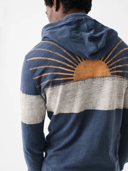 Faherty Sunwashed Sunray Slub Hoodie / Beach Sunset-nineNORTH | Men's & Women's Clothing Boutique