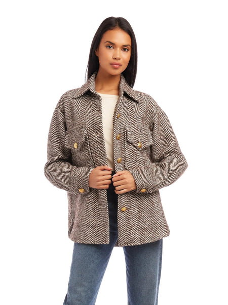 FIFTEEN TWENTY Herringbone Shirt Jacket-nineNORTH | Men's & Women's Clothing Boutique