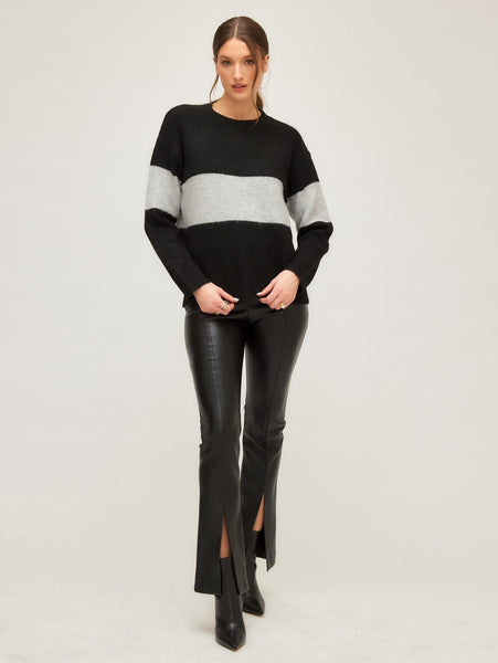 FIFTEEN TWENTY Stripe Sweater / Black - nineNORTH | Men's & Women's Clothing Boutique