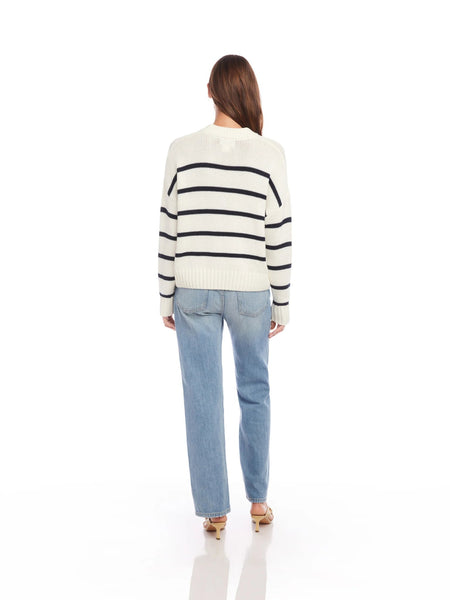 FIFTEEN TWENTY Stripe Sweater / Cream - nineNORTH | Men's & Women's Clothing Boutique