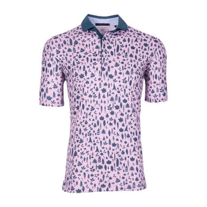 Greyson Magical Ferns Polo / Mauve Mist-nineNORTH | Men's & Women's Clothing Boutique