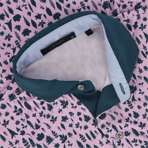 Greyson Magical Ferns Polo / Mauve Mist-nineNORTH | Men's & Women's Clothing Boutique