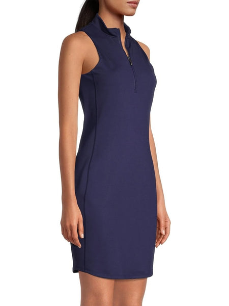 Greyson Sleeveless Nova Mock Neck Dress / Midnight Sky - nineNORTH | Men's & Women's Clothing Boutique