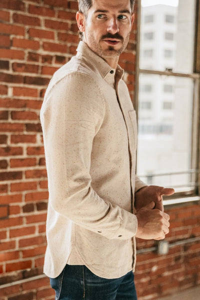 Hiroshi Kato The Ripper Speckle / Ivory-nineNORTH | Men's & Women's Clothing Boutique
