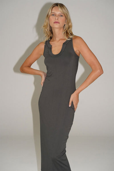 LNA Gaia Seam Dress / Black Olive - nineNORTH | Men's & Women's Clothing Boutique