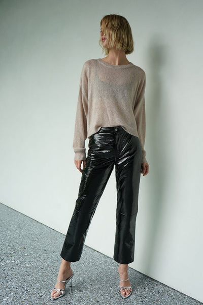 LNA Sheye Sparkle Sweater / Prosecco-nineNORTH | Men's & Women's Clothing Boutique