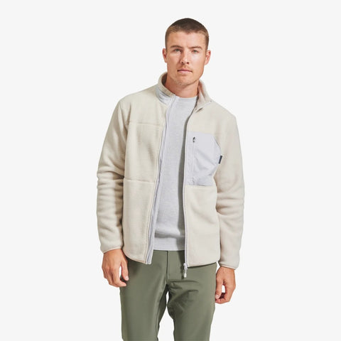 Mizzen + Main Alpine Fleece Jacket / Beige Solid-nineNORTH | Men's & Women's Clothing Boutique