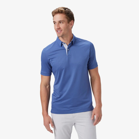 Mizzen+Main Halyard Polo / Coastal Fjord Solid-nineNORTH | Men's & Women's Clothing Boutique