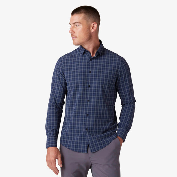 Mizzen+Main Leeward No Tuck / Navy Dallas Plaid - nineNORTH | Men's & Women's Clothing Boutique