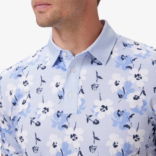 Mizzen+Main Versa Polo / Sky Birmingham Floral-nineNORTH | Men's & Women's Clothing Boutique