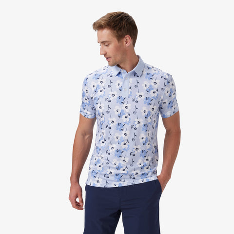 Mizzen+Main Versa Polo / Sky Birmingham Floral-nineNORTH | Men's & Women's Clothing Boutique