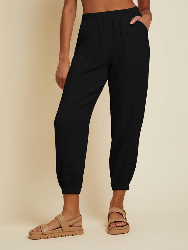 Nation LTD Cairo Gauze Lounge Pant / Black-nineNORTH | Men's & Women's Clothing Boutique