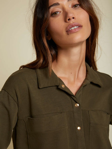 Nation LTD Fritzie A-Line Cropped Workshirt / Ozark-nineNORTH | Men's & Women's Clothing Boutique