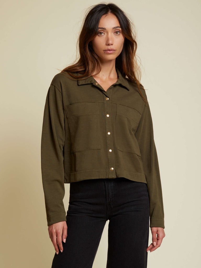Nation LTD Fritzie A-Line Cropped Workshirt / Ozark-nineNORTH | Men's & Women's Clothing Boutique