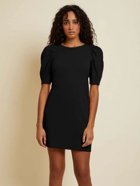 Nation LTD Jules Puff Sleeve T-Shirt Dress / Jet Black - nineNORTH | Men's & Women's Clothing Boutique