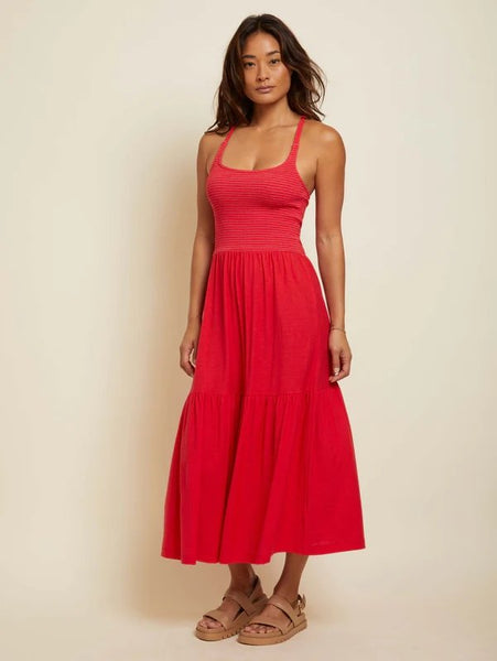 Nation LTD Penelope Tie Crossback Midi Dress / Cherrybomb-nineNORTH | Men's & Women's Clothing Boutique