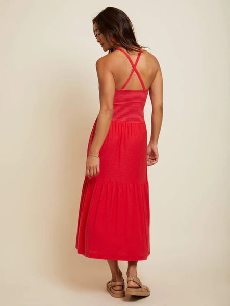 Nation LTD Penelope Tie Crossback Midi Dress / Cherrybomb-nineNORTH | Men's & Women's Clothing Boutique